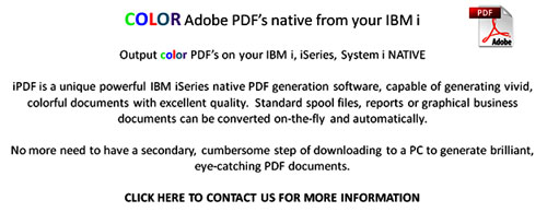 convert as400 spool files pdf