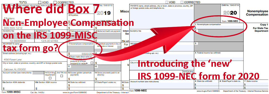 1099-MISC vs 1099-NEC