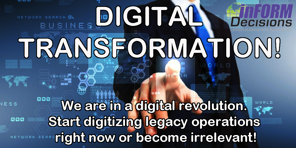 Ignore the digital transformation at your own peril